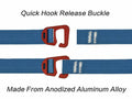 riemot 78.7in Red Bungee Cord Heavy Duty with G Hook Adjustable 1 Pack
