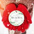 XKDOUS 2024 1st Christmas Mr & Mrs Ceramic Ornament Wedding Gift