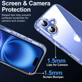 MOZOTER iPhone 16 Plus Case Clear Slim Shockproof Anti-Yellowing 6.7 inch