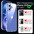 MOZOTER iPhone 16 Plus Case Clear Slim Shockproof Anti-Yellowing 6.7 inch