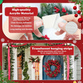 Ziolam 30 PCS Christmas Garland Hangers Adhesive Straps Reusable Stretchable