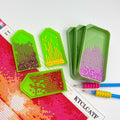 KTCLCATF 7PCS Diamond Art Tools Kit Green - Diamond Trays & Glue Accessory