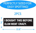 Generic Kamala Harris 2024 President Campaign Car Stickers 10 Pack Blue