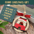 2024 White Elephant Xmas Ornament, Funny Christmas Decoration, Stocking Stuffer