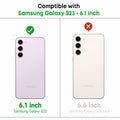 BEIMEITU Samsung Galaxy S23 Clear Case Xmas Tree Deer Soft Flexible Cover