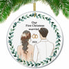 First Christmas Married 2024 Acrylic Ornament - Unique Wedding & Engagement Gift