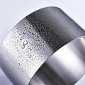 304 Stainless Steel Mousse Cake Ring 6 x 3.15 inch Mirror Finish Seamless