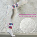 JUCHYDii Yoga Socks 3-Pack Black/Grey/White Non-Slip Cushioned Grip