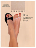 Berkshire Womens Ultra Sheer Control Top Toeless Pantyhose Nude Size 3
