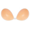 BoobyBear Sticky Bra Nude B Cup Strapless Backless Reusable Silicone Bra