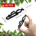 Blulu Light Hooks Green 60pcs Compatible with C9 C7 C6 Outdoor Clips
