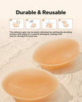 BoobyBear Sticky Bra Nude B Cup Strapless Backless Reusable Silicone Bra