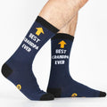 Veachog #1 Mom Socks Funny Gift from Son & Daughter Best Mom Ever