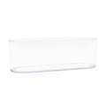 Royal Imports Acrylic Oval Flower Vase 4x12 Clear Non-Breakable Plastic
