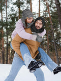 Warm Fleece Hat, Gloves & Scarf Set - Touchscreen Compatible, Unisex 3PCS