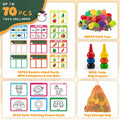 UNEEDE 3-in-1 STEM Sorting Toys Montessori Educational Game 70pcs New