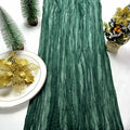 Booque Valley 3 Pack Green Cheesecloth Christmas Table Runner 35x120in Boho