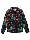Boys Halloween Dinosaur Shirt Size 10 Long Sleeve Pumpkin Button Up