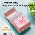 LIAMOSS Twin-Line Dental Flossers 104 Count Pink Shred Resistant Picks