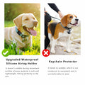Airtag Dog Collar Holder Waterproof Case for Apple AirTag Pink