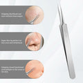 Bewudy 3Pc Stainless Steel Blackhead Remover Tweezers Kit Precision Tool