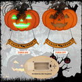 Halloween Rose Ghost Eye Lamp Glass Dome Decoration Portable Indoor Outdoor