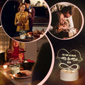 Percozzi Night Light LED Mr and Mrs Wedding Gift 2024 Couples Decor