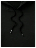 GORGLITTER Women's Halloween Hoodie Black Medium Oversized Sweatshirt