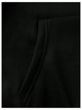 GORGLITTER Women's Halloween Hoodie Black Medium Oversized Sweatshirt
