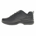 Propét LifeWalker Flex Leather Orthotic Comfort Walking Shoes Black US 6.5 Wide
