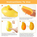Renforcer 3-in-1 Silicone Cat Brush Groomer Massager Shedding Grooming