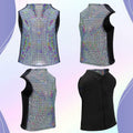 Huhumy Dog Costume Set M Disco Sequins Shirt & Disco Ball Headband