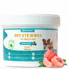 BestBy09/26 MEDUWEDU Dog & Cat Eye Wipes 120 Count Peach Scent Grooming Care