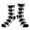 Kiddokids Women's Fuzzy Slipper Socks with Grippers Warm Cozy - One Size