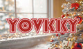 Yovkky Xmas Tree Wall Decals 2025 New Year Holiday Bedroom Home Decor