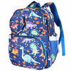 LOKESWEI Toddler Backpack 14" Blue Lightweight Durable Water-Resistant