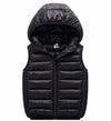 LANBAOSI Kids Winter Hooded Puffer Vest Lightweight Sleeveless Size 4T