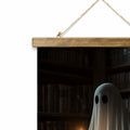 XIAOAIKA Vintage Halloween Ghost Poster 16x23in Linen Canvas Wall Art