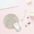 Knibeo Rainbow Mouse Pad 7.9x7.9in Round Waterproof Special Education Gift