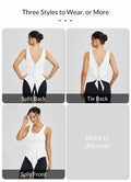 baleaf Women's White Sleeveless Workout Yoga Tank Top Loose Fit Size L