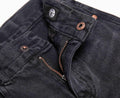 Bienzoe Boys Adjustable Waist Black Ripped Slim Denim Jeans Size 6