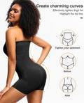 LeapBeast Strapless Shapewear Bodysuit Black L Tummy Control Bra