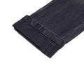 Bienzoe Boys Adjustable Waist Black Ripped Slim Denim Jeans Size 6