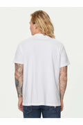 GUESS Men's Eco Crew Neck Abstract Graphic Tee Jet Black Size L