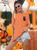 Just A Little Ray Pitch Black Oversized Goth T-Shirt Medium Tee