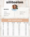 Siliteelon Linen Button Down Shirt Women L Beige Casual Long Sleeve Summer Top