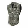 Century Star Men's Gold Vest Steampunk Pirate Western Formal XXL