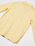 The Children's Place Long Sleeve Polo Shirt Yellow 6-9 Months New
