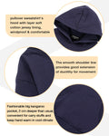 ALWAYSONE Kids Soft Fleece Hoodie Navy Boys Girls 3-12 Years Size S