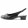 [Like New] Trotters Womens Dea Black Extra Narrow Slingback Heels Size 7